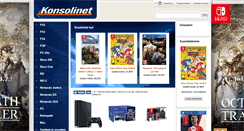 Desktop Screenshot of konsolinet.fi